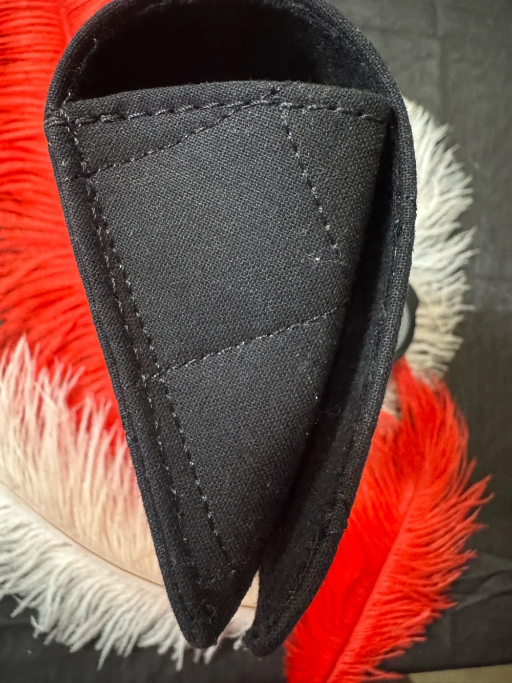 CHANEL 💯% Authentic Black Quilted Velvety Sunglasses Case with Iconic CC Emblem.